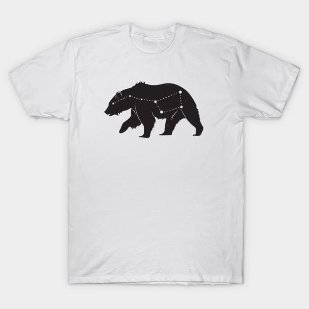 Ursa Major Bear T-Shirt by CloudWalkerDesigns